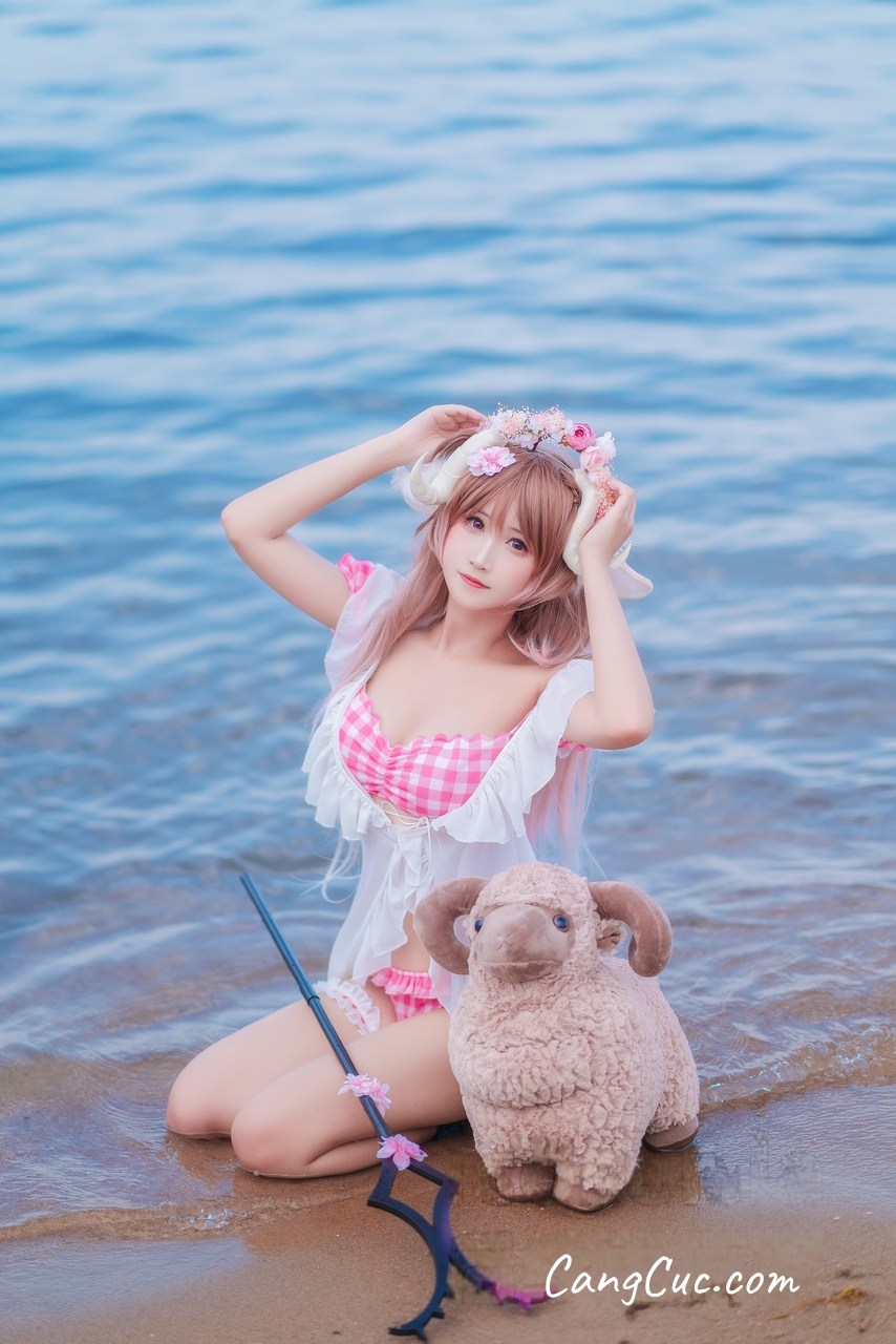 Coser@三度_69 - 小羊泳装